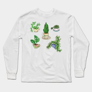 Teacup Plants Long Sleeve T-Shirt